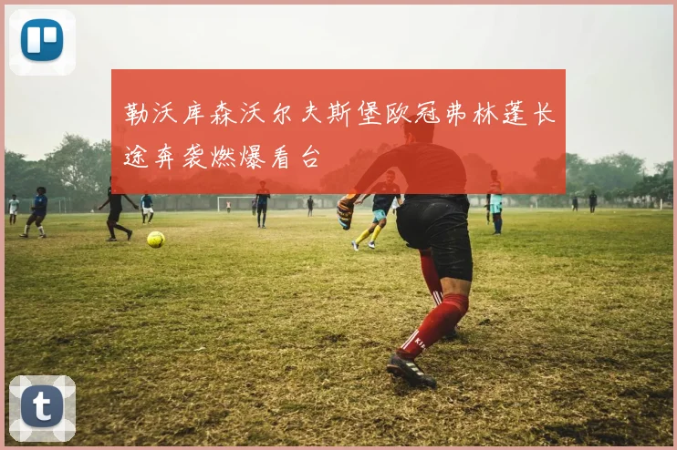 勒沃库森沃尔夫斯堡欧冠弗林蓬长途奔袭燃爆看台